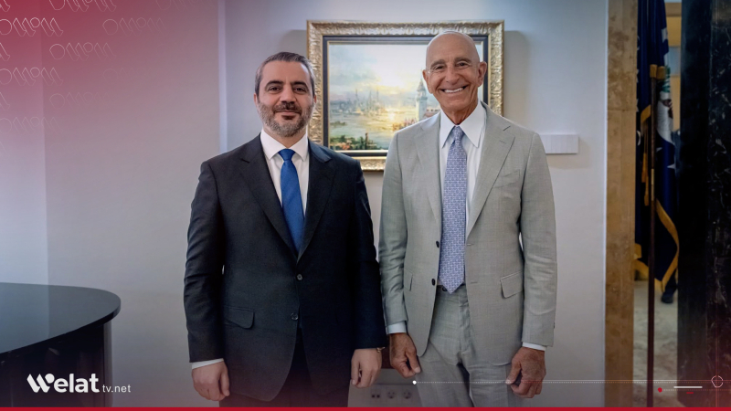 Al-Shaibani and Barrack Discuss Regional Developments in Ankara
