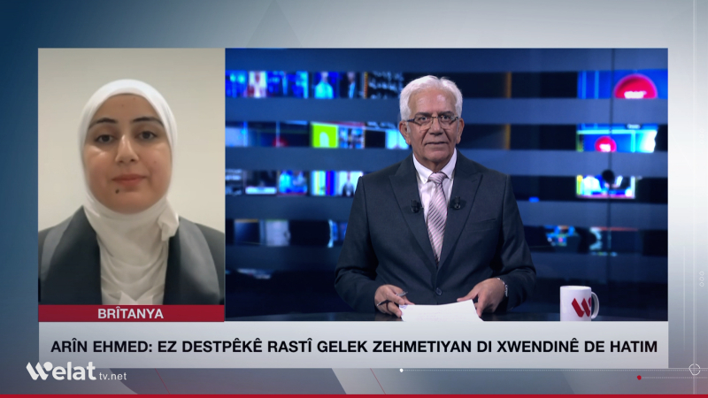 Rojava'dan İngiltere'ye... Akademik kariyerini 
