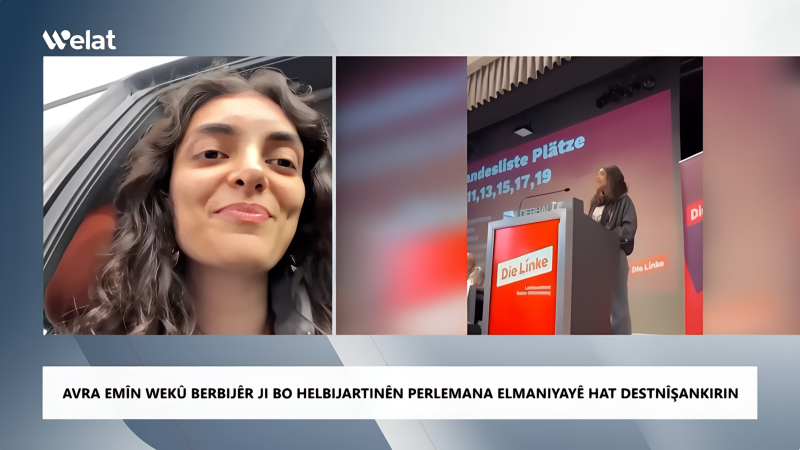 Genç Kürt kadın Almanya parlamentosu adayı