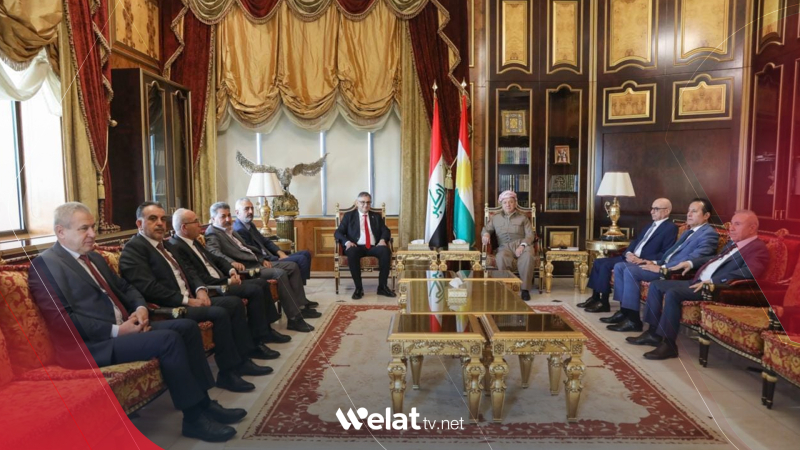 رئيس هيئة التفاوض يشكر الرئيس بارزاني لمواقفه النبيلة تجاه السوريين ويشيد بعمق العلاقات مع كوردستان