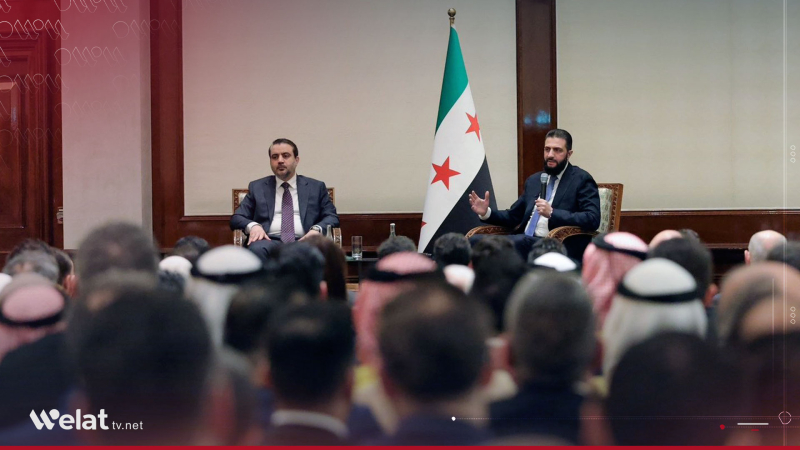 Al-Sharaa Meets Syrian Community in Germany During Official Visit