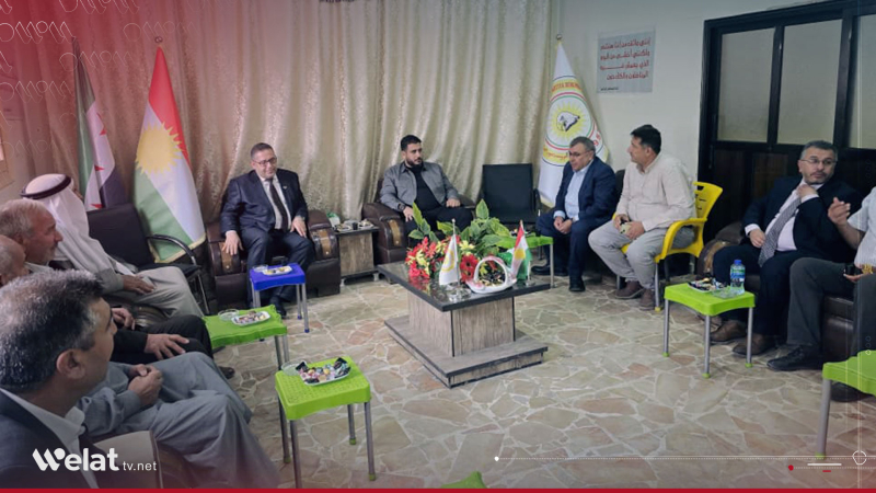 مدير منطقة كوباني يزور مكتب الحزب الديمقراطي الكوردستاني - سوريا