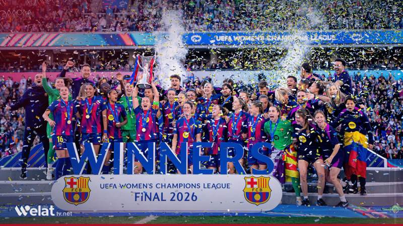 برشلونة يتوّج بلقب دوري أبطال أوروبا للسيدات بكرة القدم