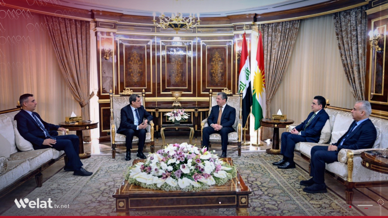 Mesrur Barzani, Mazlum Abdi ile bir araya geldi