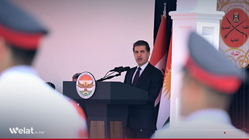 نيجيرفان بارزاني لضباط البيشمركة الخريجين: أنتم حماة جميع مواطني كوردستان دون تمييز 