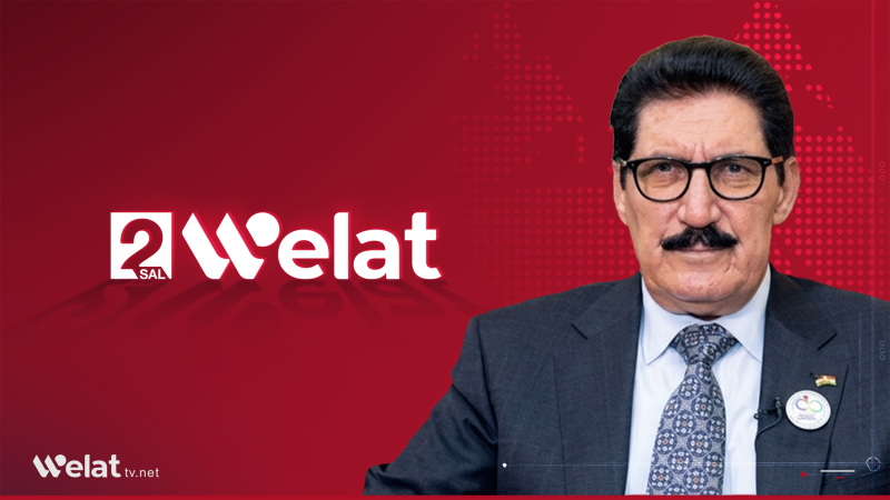Fadel Mirani Congratulates Welat TV on Its Second Anniversary, Urging It to Uphold Its Journalistic Responsibility