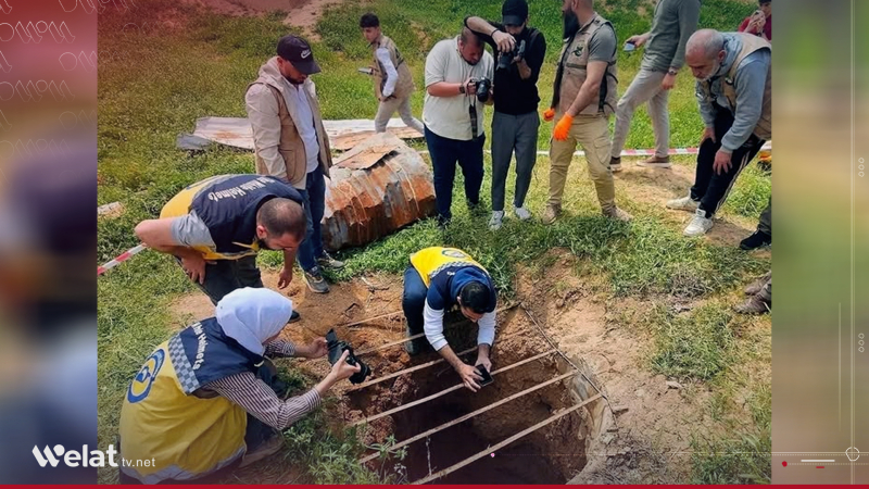 Paşmayên 56 terman ji gora bikom a li Helebê hatî dîtin tên komkirin