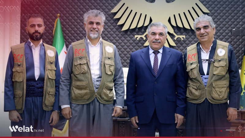 دەزگای خێرخوازی بارزانی و پارێزگاری حەسەکە تاوتوێی هاوکاریکردنی خێزانە کەمدەرامەتەکان دەکەن
