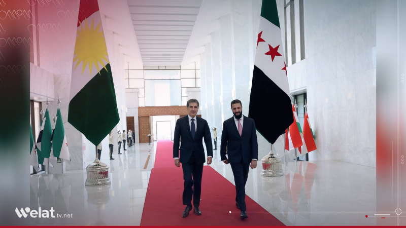 نێچیرڤان بارزانی: پشتیوانی لە سوریایەکی سەقامگیر دەکەین کە تێیدا مافی هەموو پێکهاتەکان پارێزراو بێت