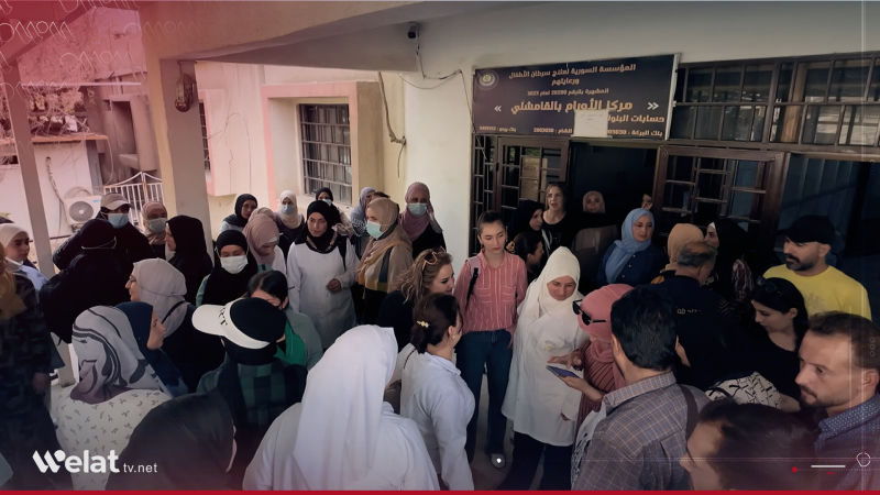 Li Qamişlo û gundewarê wê helmeteke derzîlêdanê ji bo zarokan dest pê kiriye Li Qamişlo û gundewarê wê helmeteke derzîlêdanê ji bo zarokan dest pê kiriye