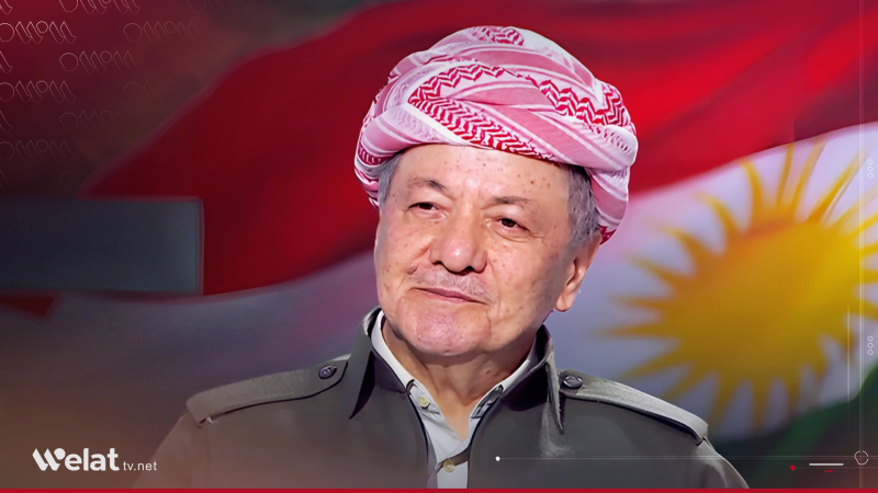 Serok Barzanî: Şoreşa Êlûnê doza rewa ya gelê Kurd bi gavên mezin pêş xist
